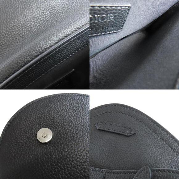 DIOR Black Leather Shoulder Bag - Picture 8 of 11